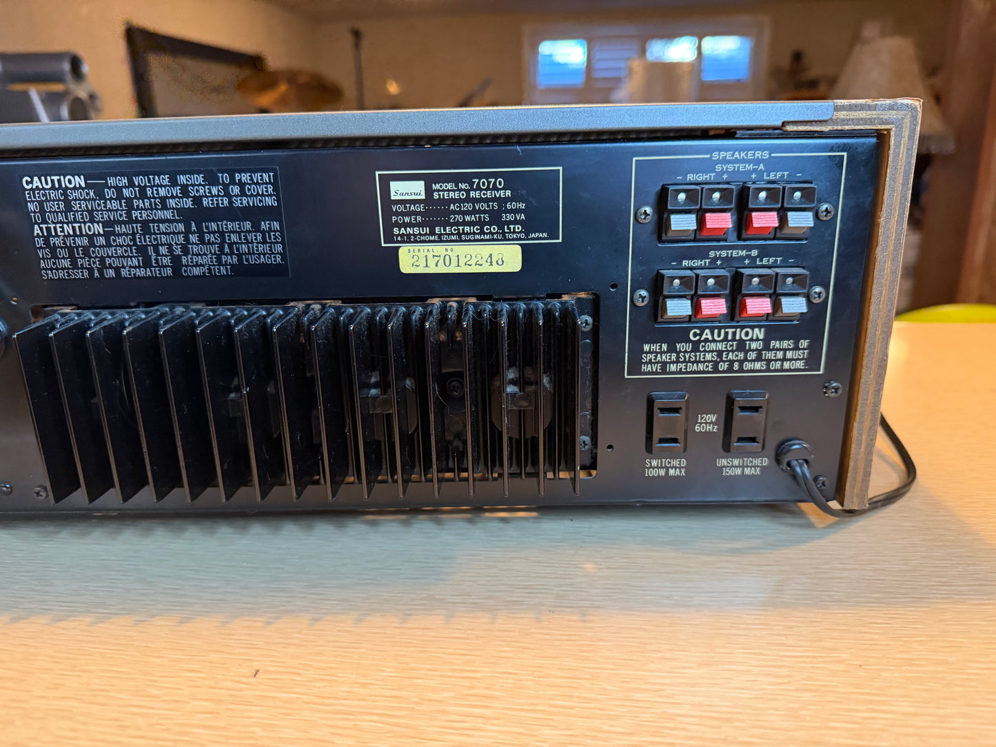 Vintage Sansui 7070 Stereo Receiver FRESH REFINISHING AND SERVICING BEAUTIFUL 🎶