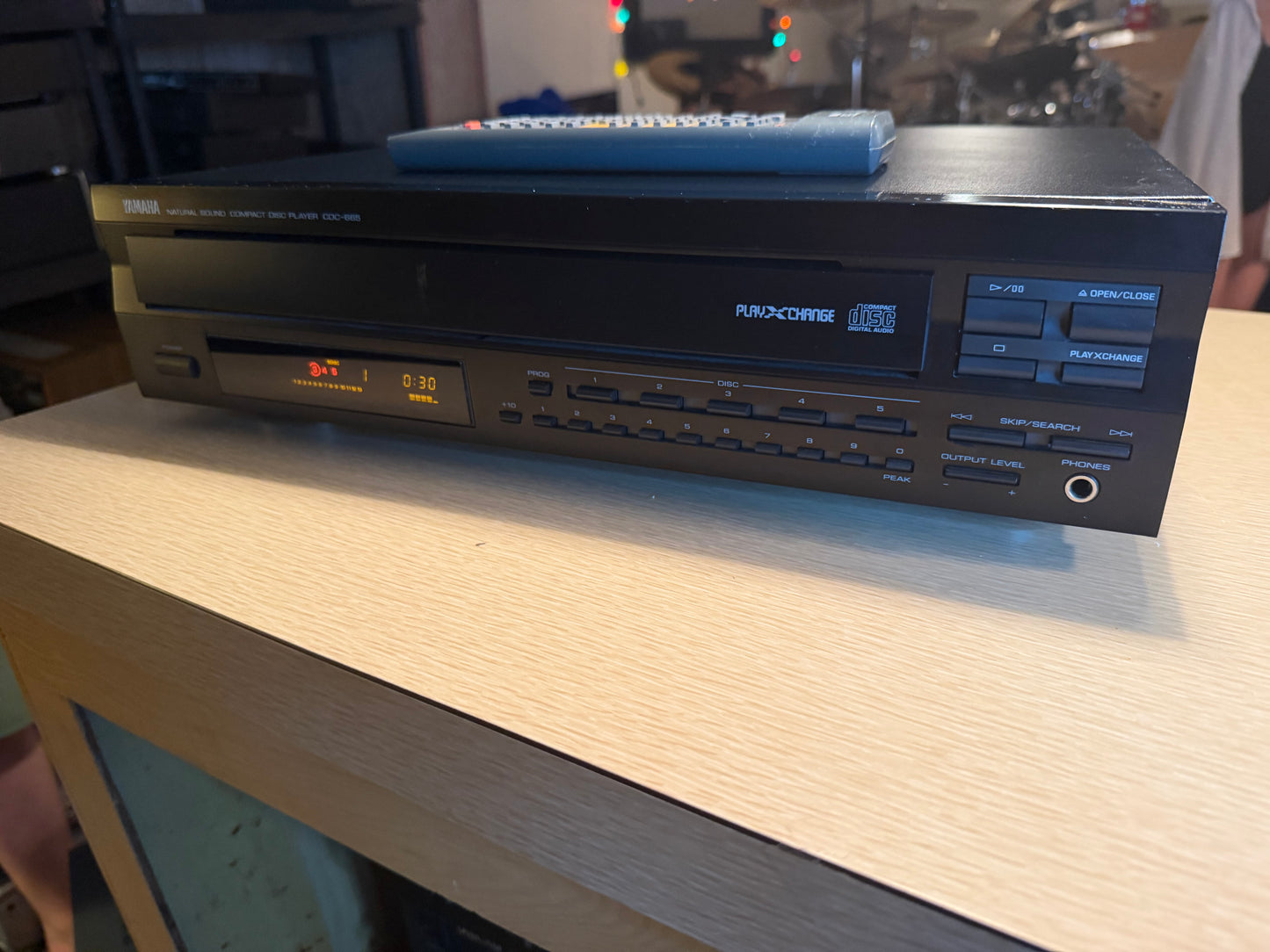 Yamaha CDC-665 5-Disc Carousel CD Player + Remote + Serviced Great Condition🎶🔥