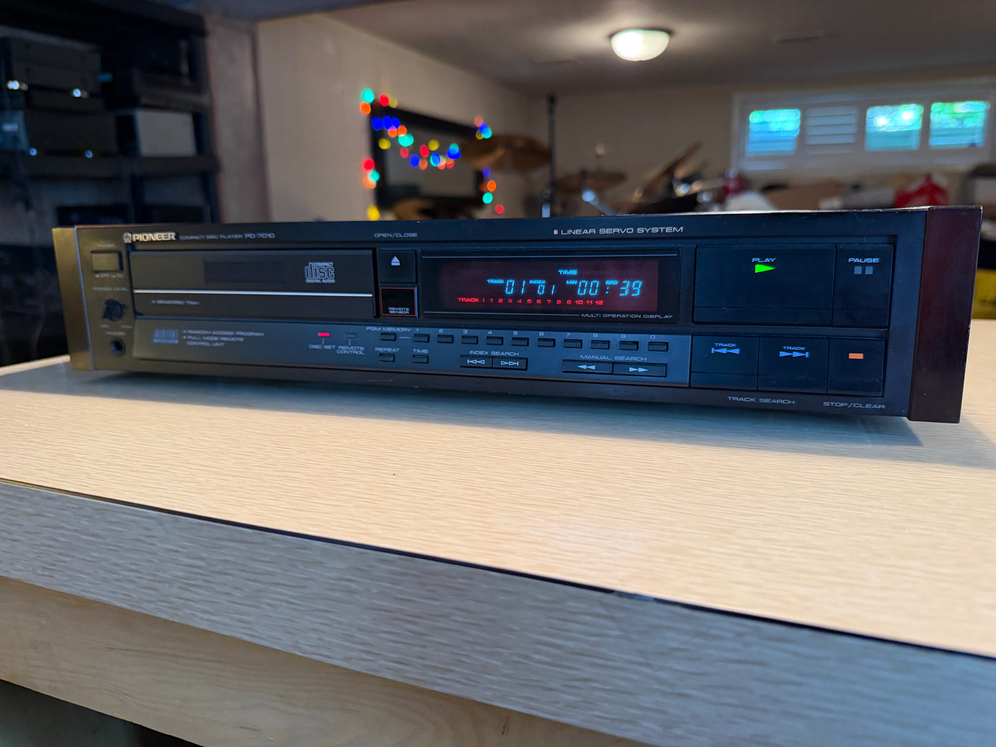 PIONEER PD-7010 COMPACT DISC CD PLAYER  Analog Sound Near Mint Serviced V Rare🔥