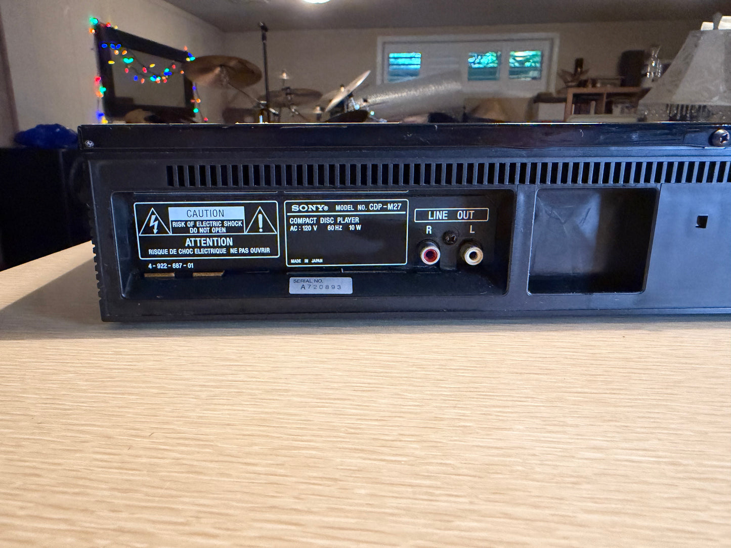 Sony CDP-M27 Compact Disc Player 4 times oversampling *Refurbished* Like NEW