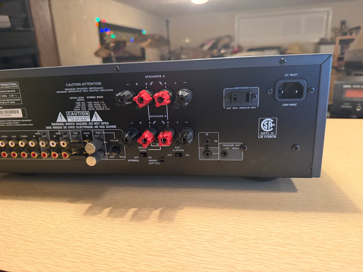 NAD C372 Stereo Integrated Amplifier 150W/Ch Fresh Pro Service Hi-Fi Audiophile