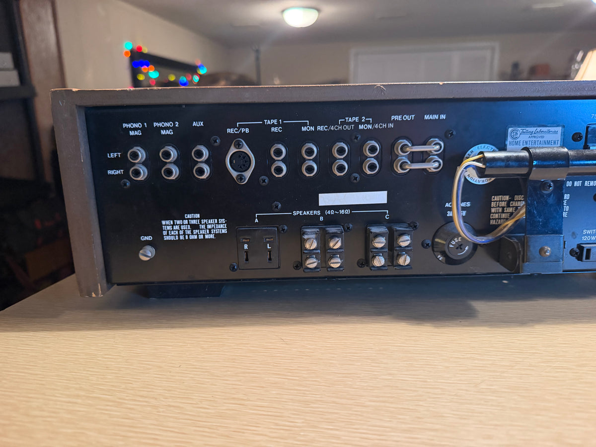 Pioneer SX-727 Vintage Stereo Receiver Amplifier Fresh Service Brand New Bulbs!