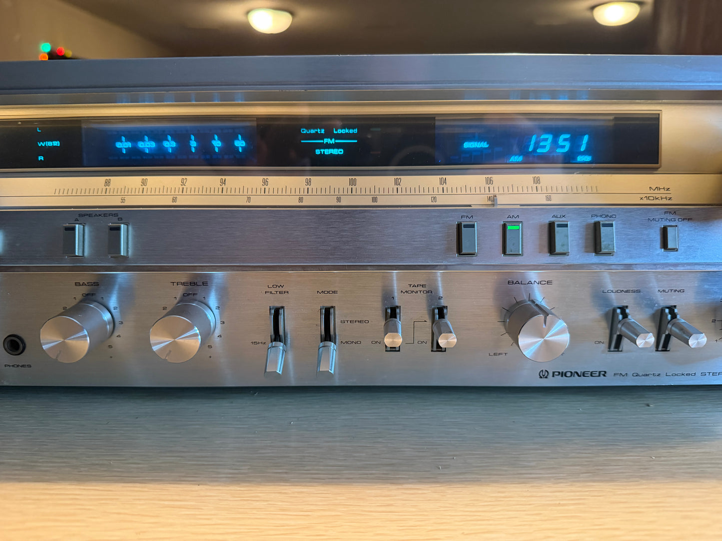 Vintage Pioneer SX-3800 Receiver Amplifier Beautiful Shape Full FRESH Servicing!