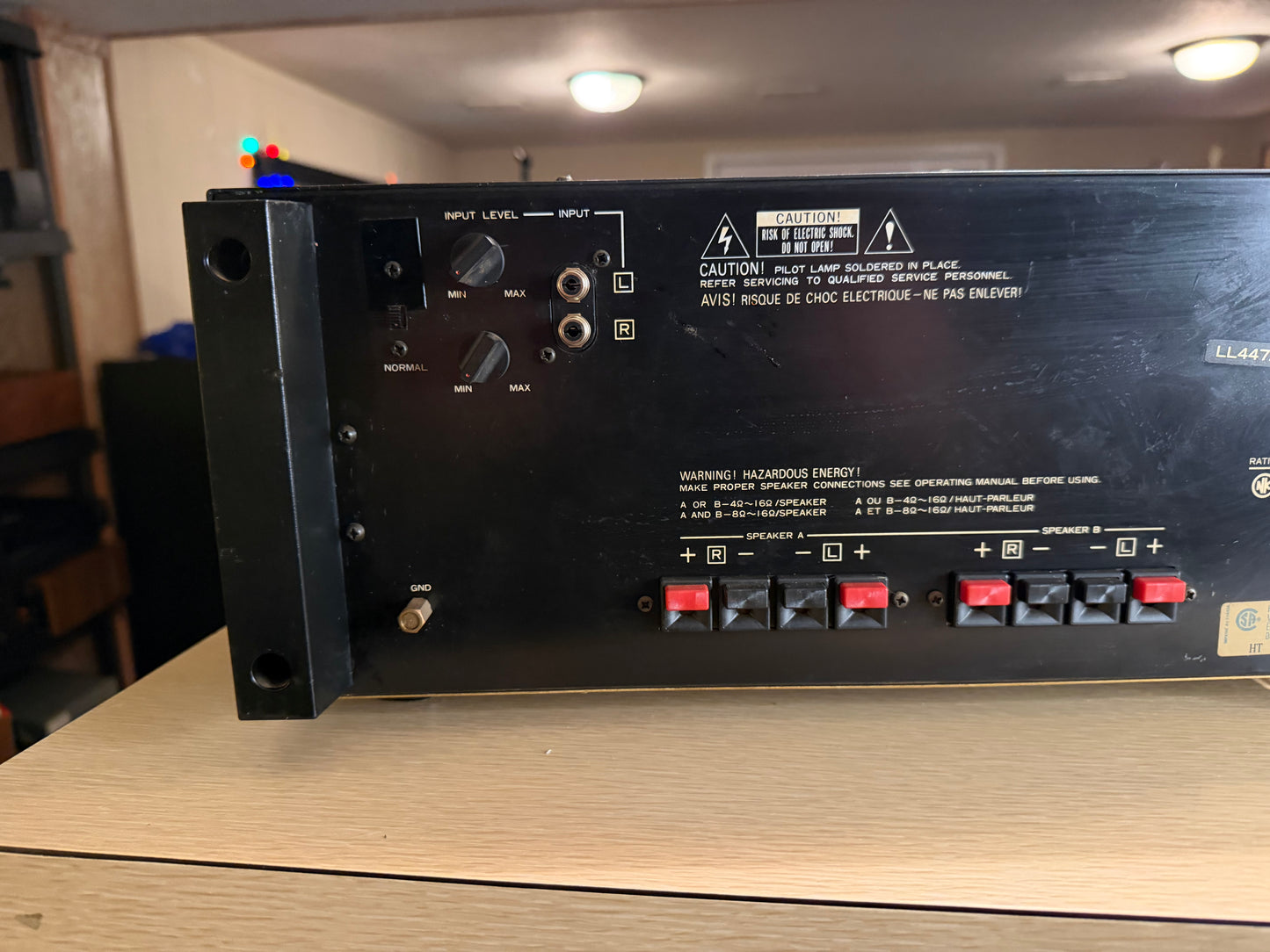 Nikko Alpha 450 Stereo 220WPC MONSTER 👹 Power Amplifier FRESH Full Service🔥🎶