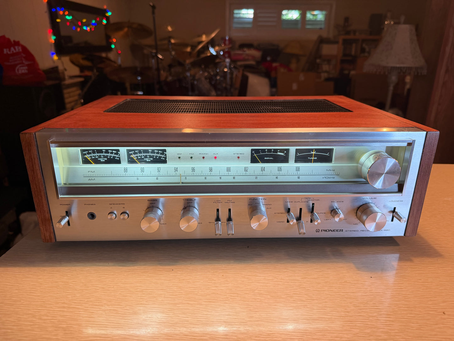 N Mint PIONEER SX-880 Stereo Receiver Refinished LED Upgrade Full Fresh Service
