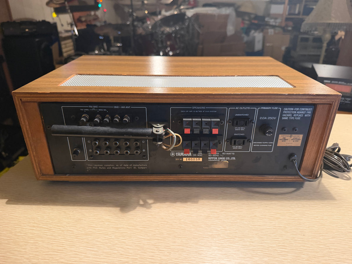 Vintage Yamaha CR-400 Natural Sound Receiver-Pristine Condition Fresh Service🎶