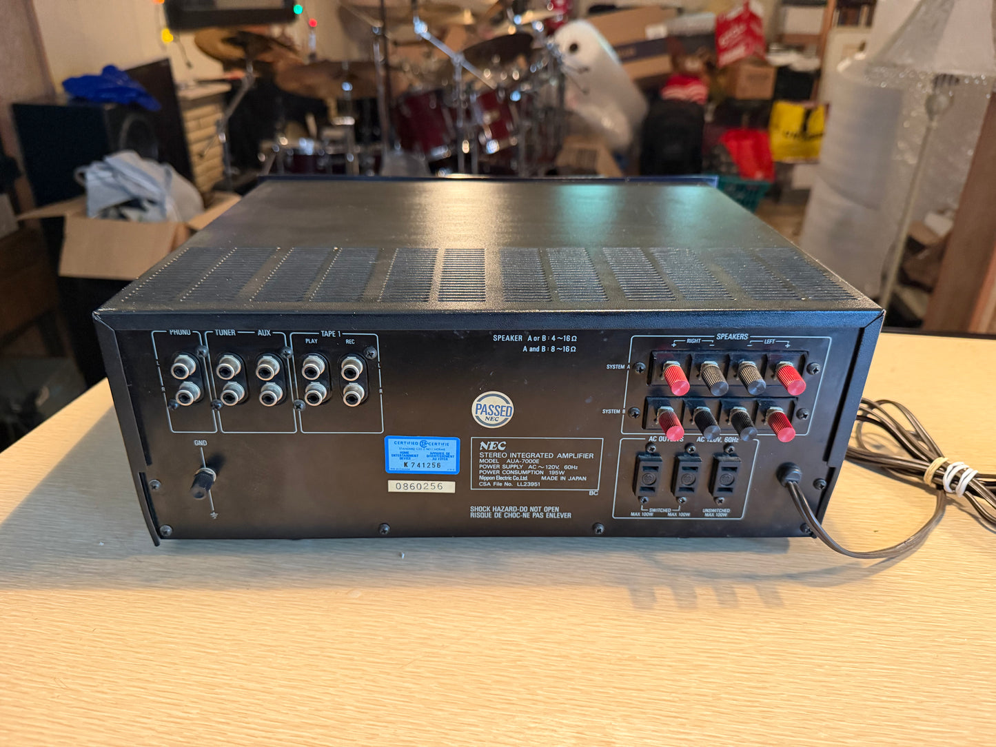 NEC AUA-7000E Authentic Series Stereo Integrated Amplifier X Rare Serviced 45WPC