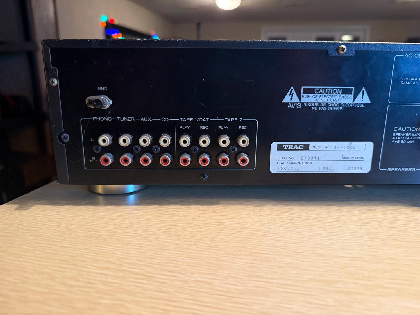 TEAC A-X1000 Audiophile DC Integrated Stereo Amplifier SERVICED Extremely Rare!