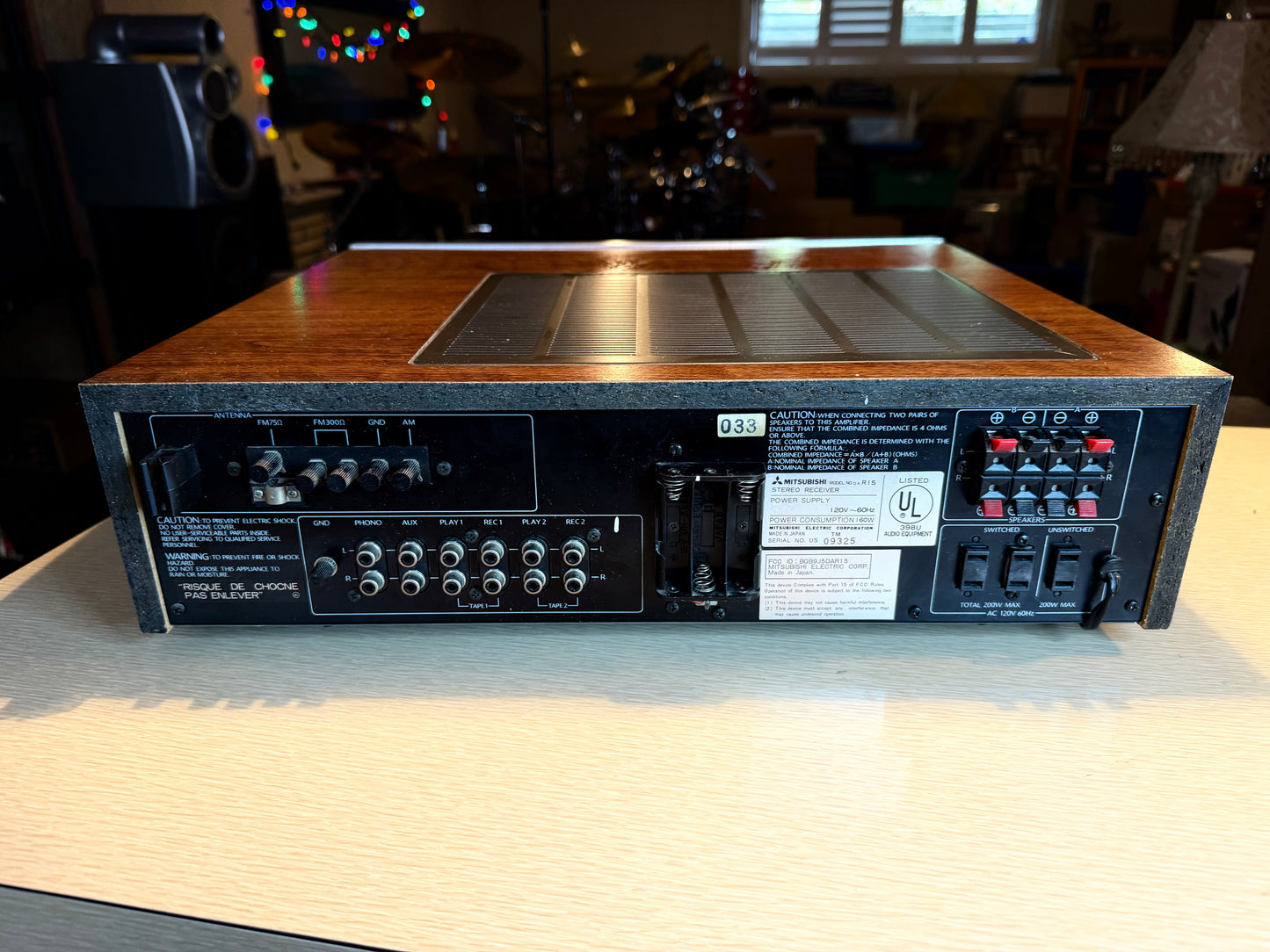 Audiophile Mitsubishi DA-R15 Stereo Receiver Beautiful Finish FRESH SERVICE 💎