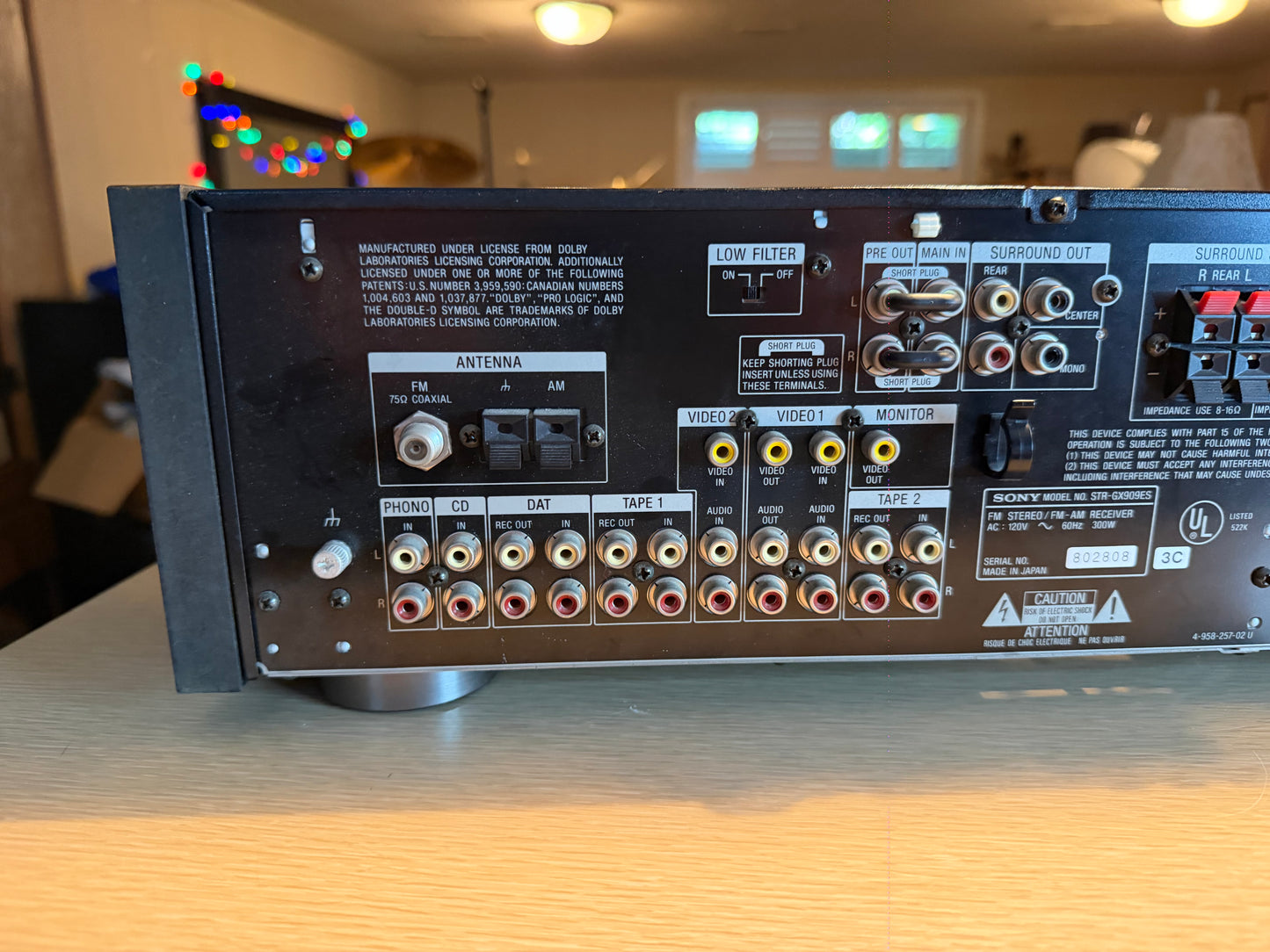 Sony STR-GX909ES Vintage FM Stereo Receiver Fresh Service Mint Remote Bundle🔥🎶