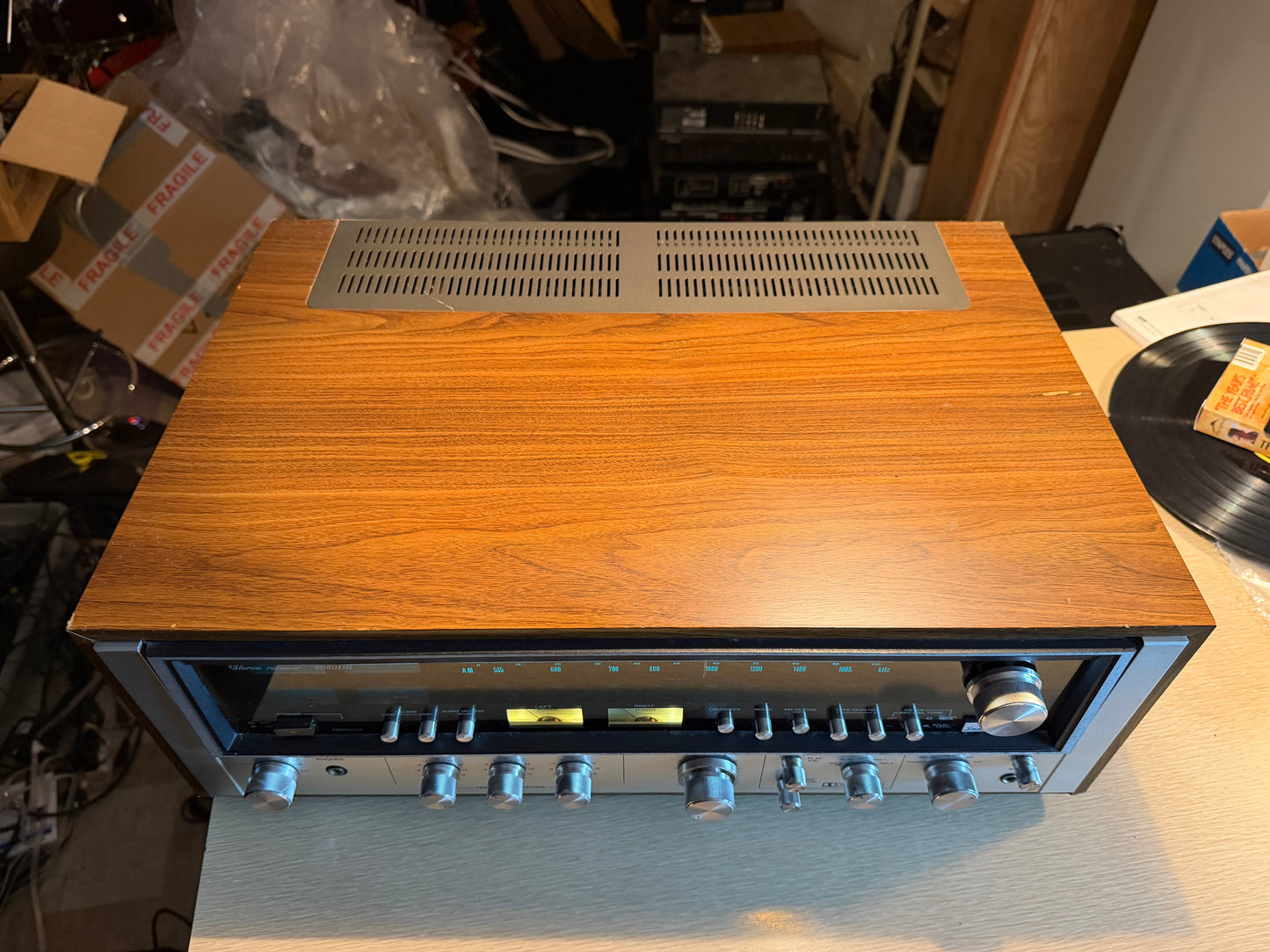 Vintage 1970's Sansui 8080DB Stereo Receiver Full Fresh Service New Bulbs Beauty