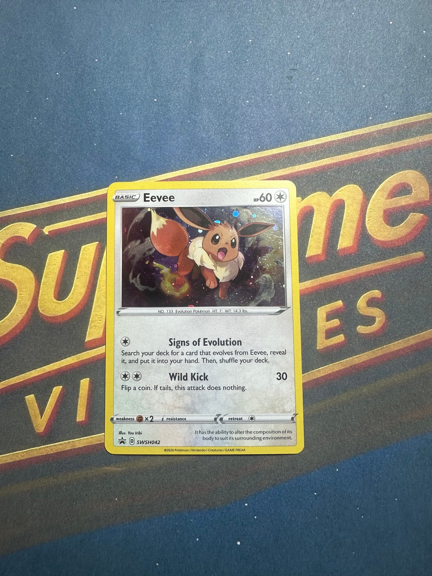 Pokemon Card Eevee SWSH042 Black Star Promo Near Mint