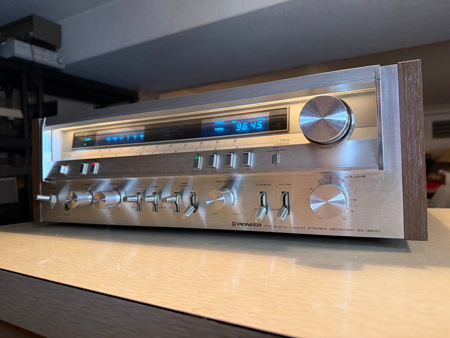 Vintage Pioneer SX-3800 Receiver Amplifier Beautiful Shape Full FRESH Servicing!