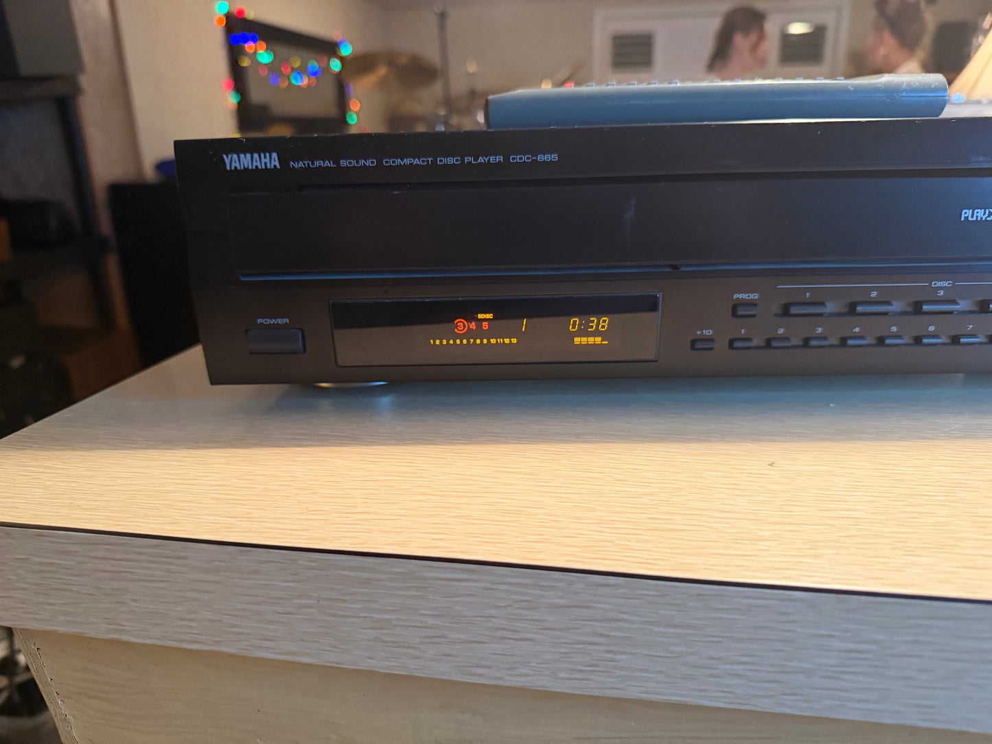 Yamaha CDC-665 5-Disc Carousel CD Player + Remote + Serviced Great Condition🎶🔥