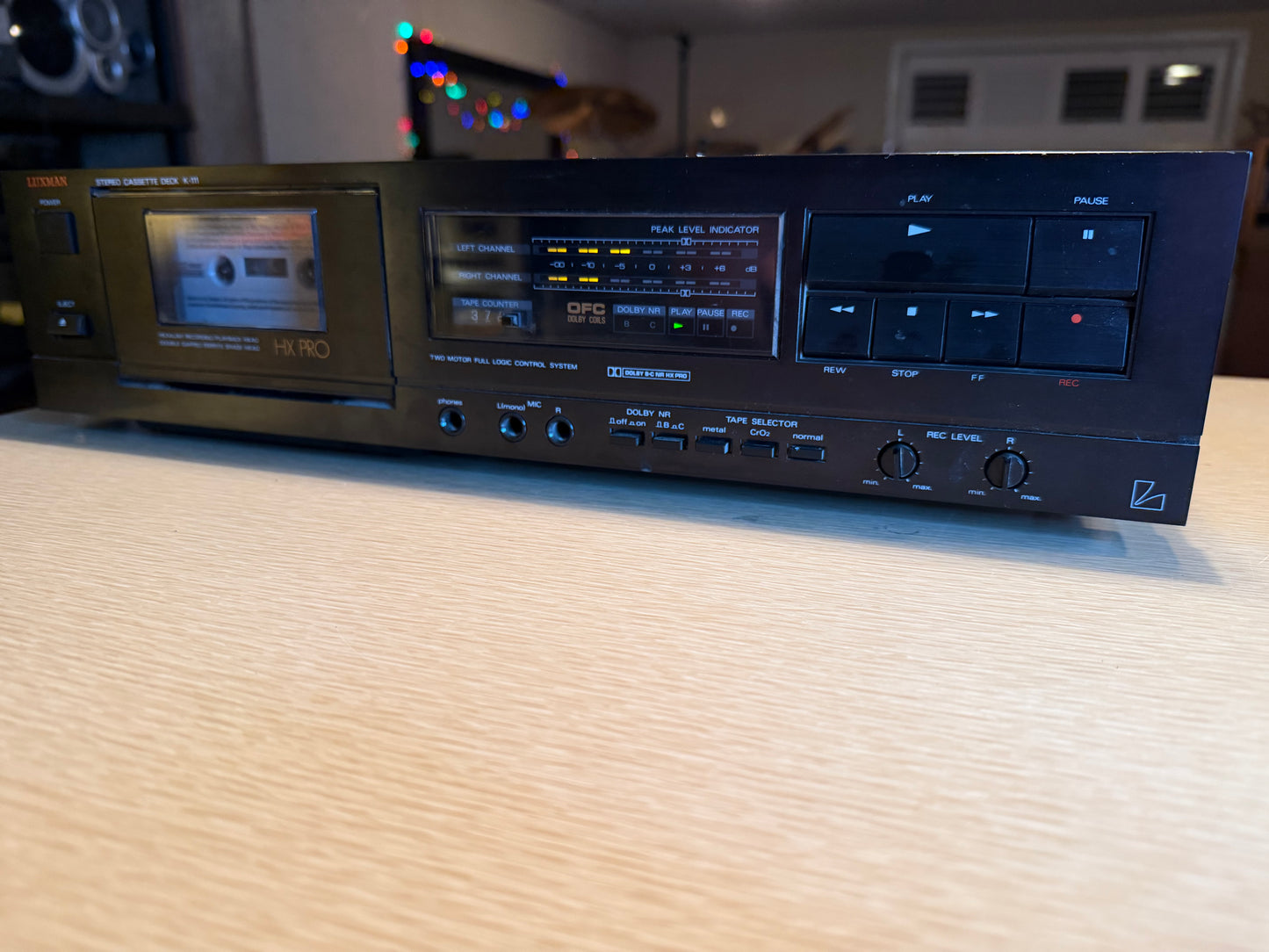 Vintage Luxman K 111 Pro Cassette Deck FRESH FULL SERVICING EXCELLENT SHAPE RARE