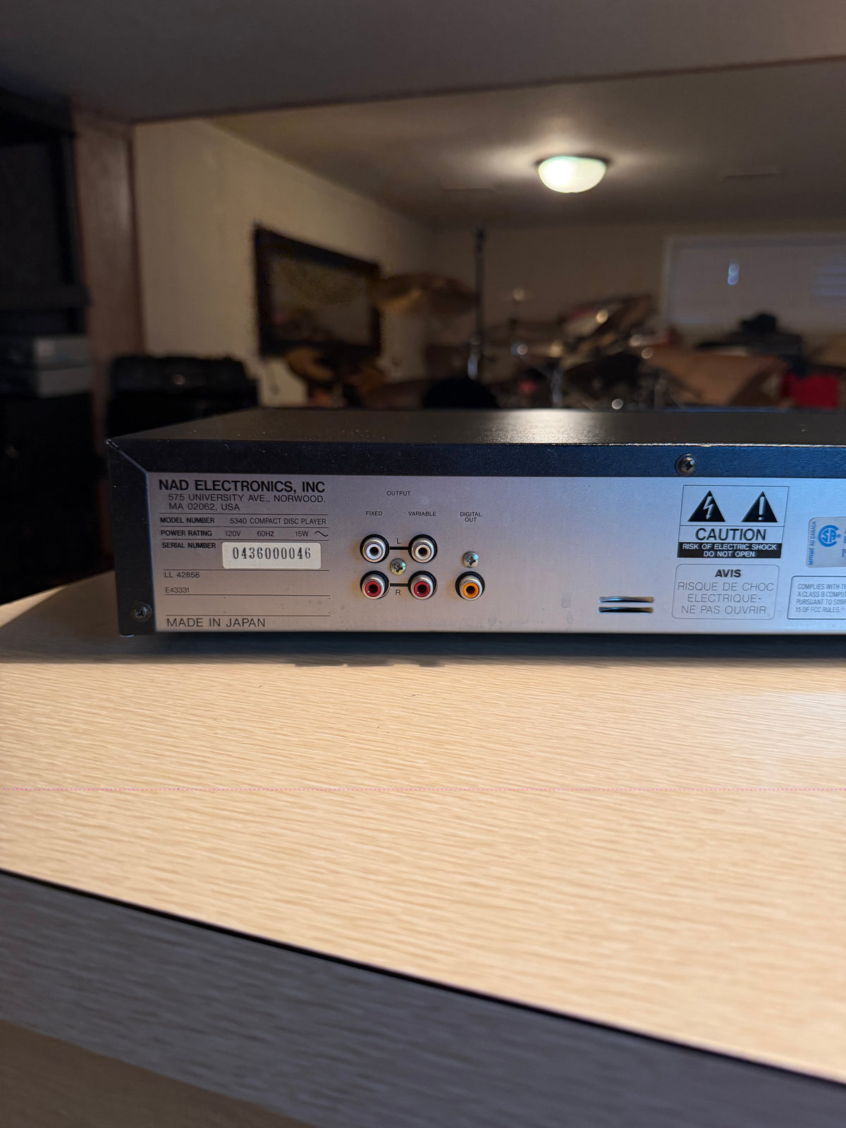 NAD Compact Disc Player 5340 High Fidelity Full Fresh Service V Rare Beauty🎶🔥