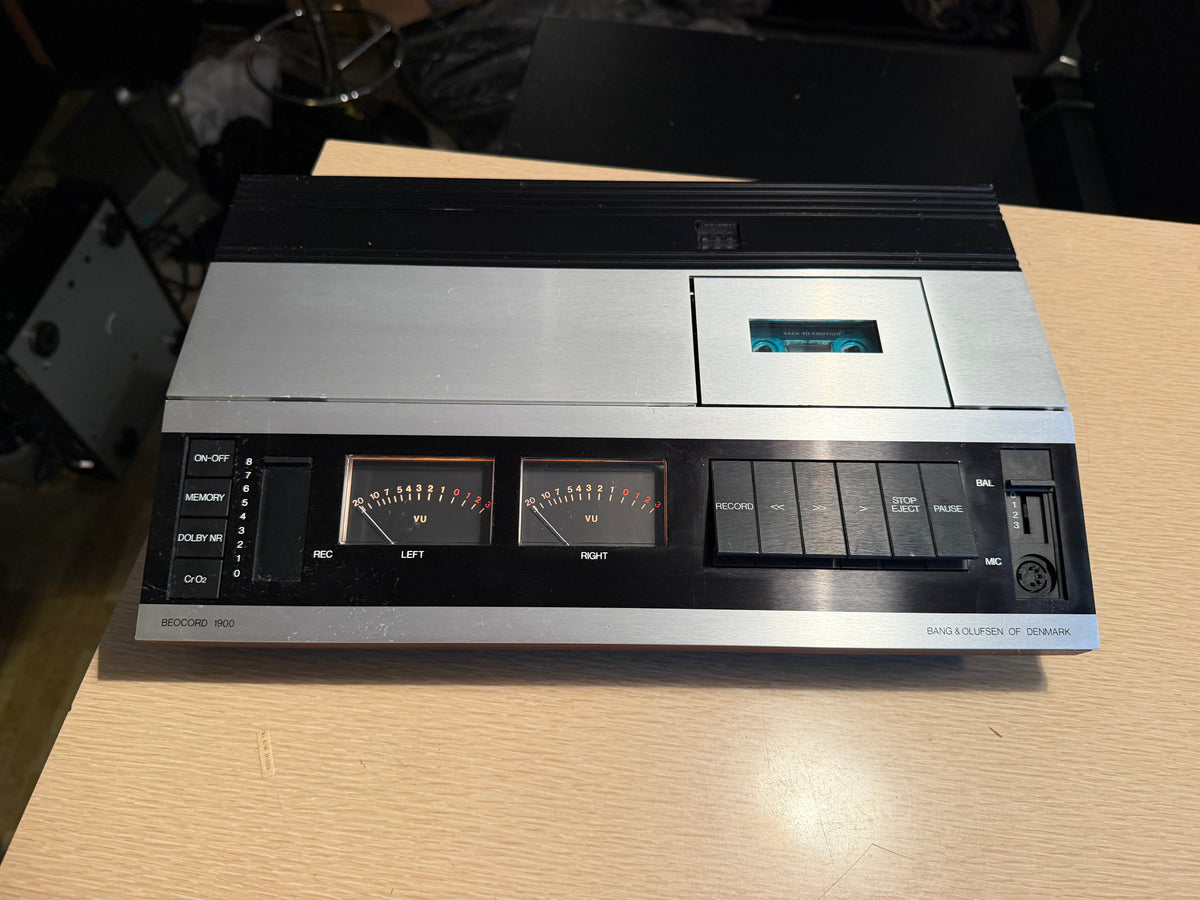 Bang & Olufsen Beocord 1900 Cassette Deck Tested Working Very Rare Beauty🔥🎶
