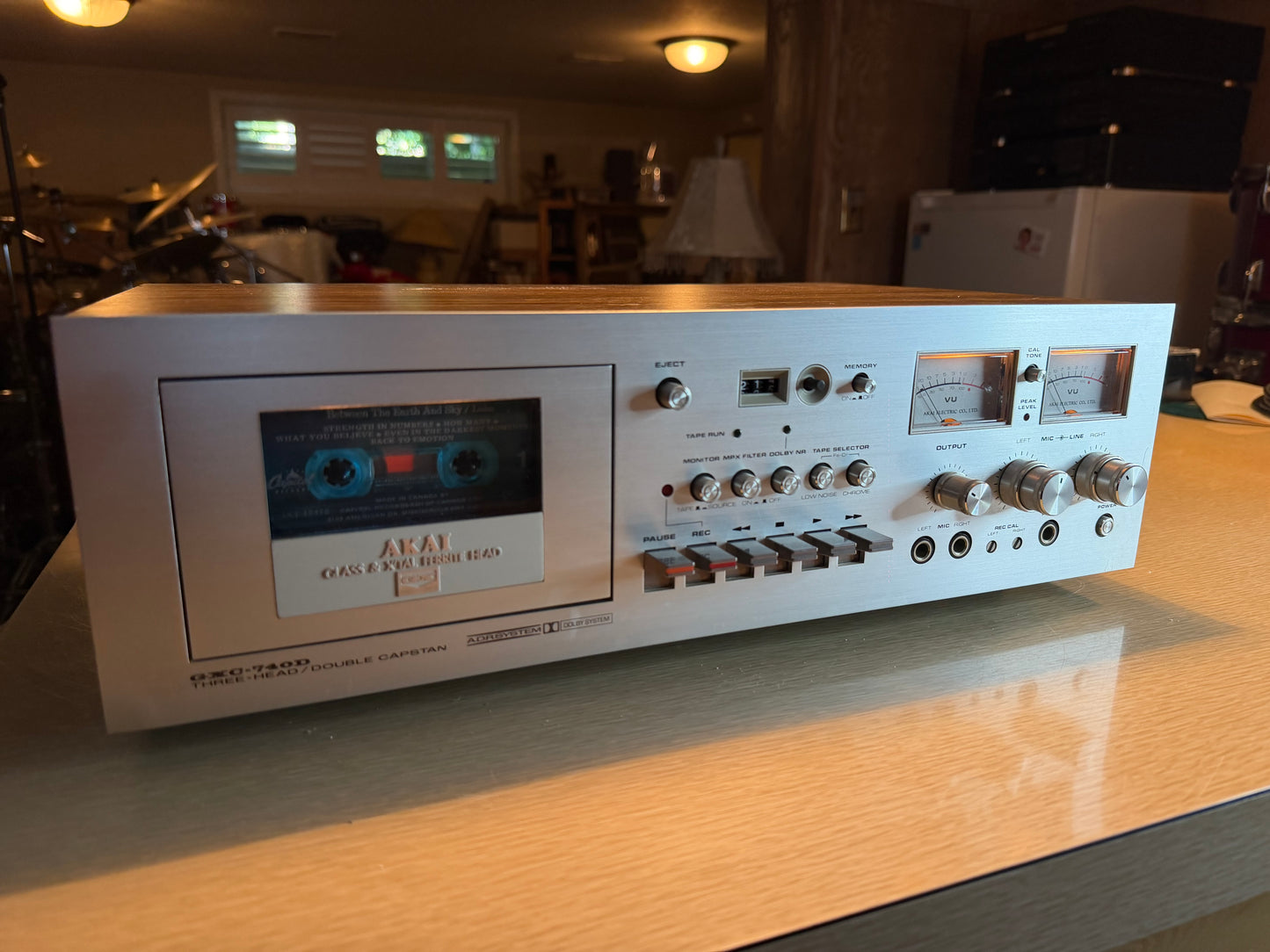 Akai GXC-740 3 Head Cassette Deck EXCELLENT Freshly Serviced Vinyl Finish Wow🎶