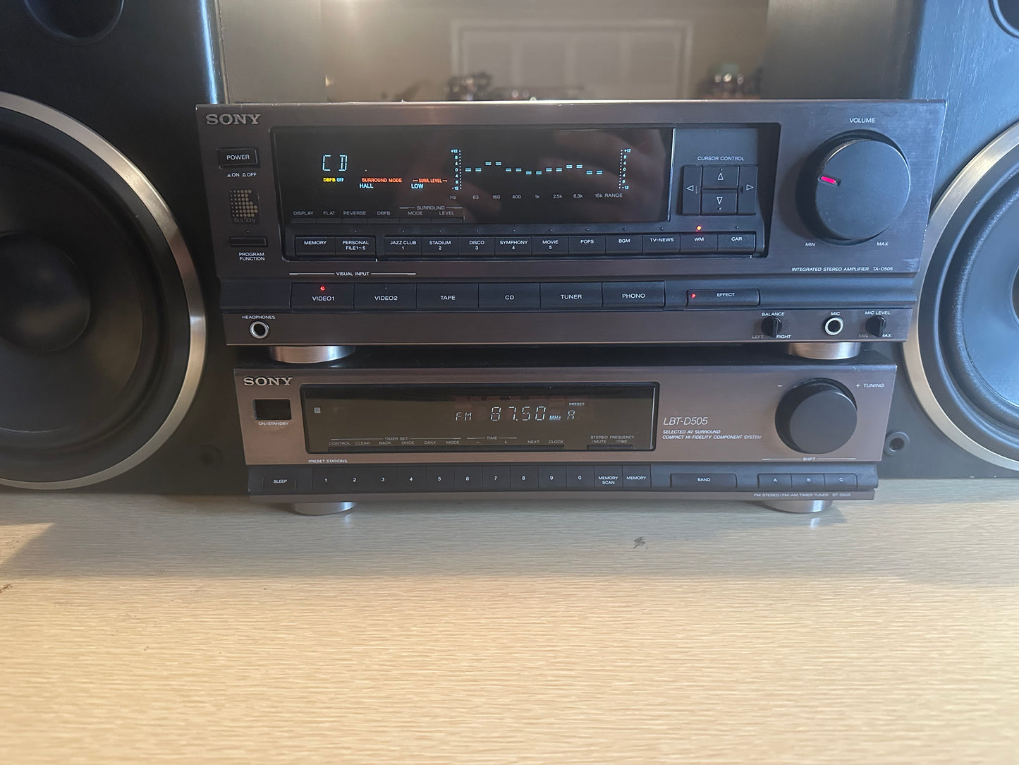 Sony LBT-D505 Stereo Stack System HiFi Separates Speakers Working Amp+Tuner+SPKS