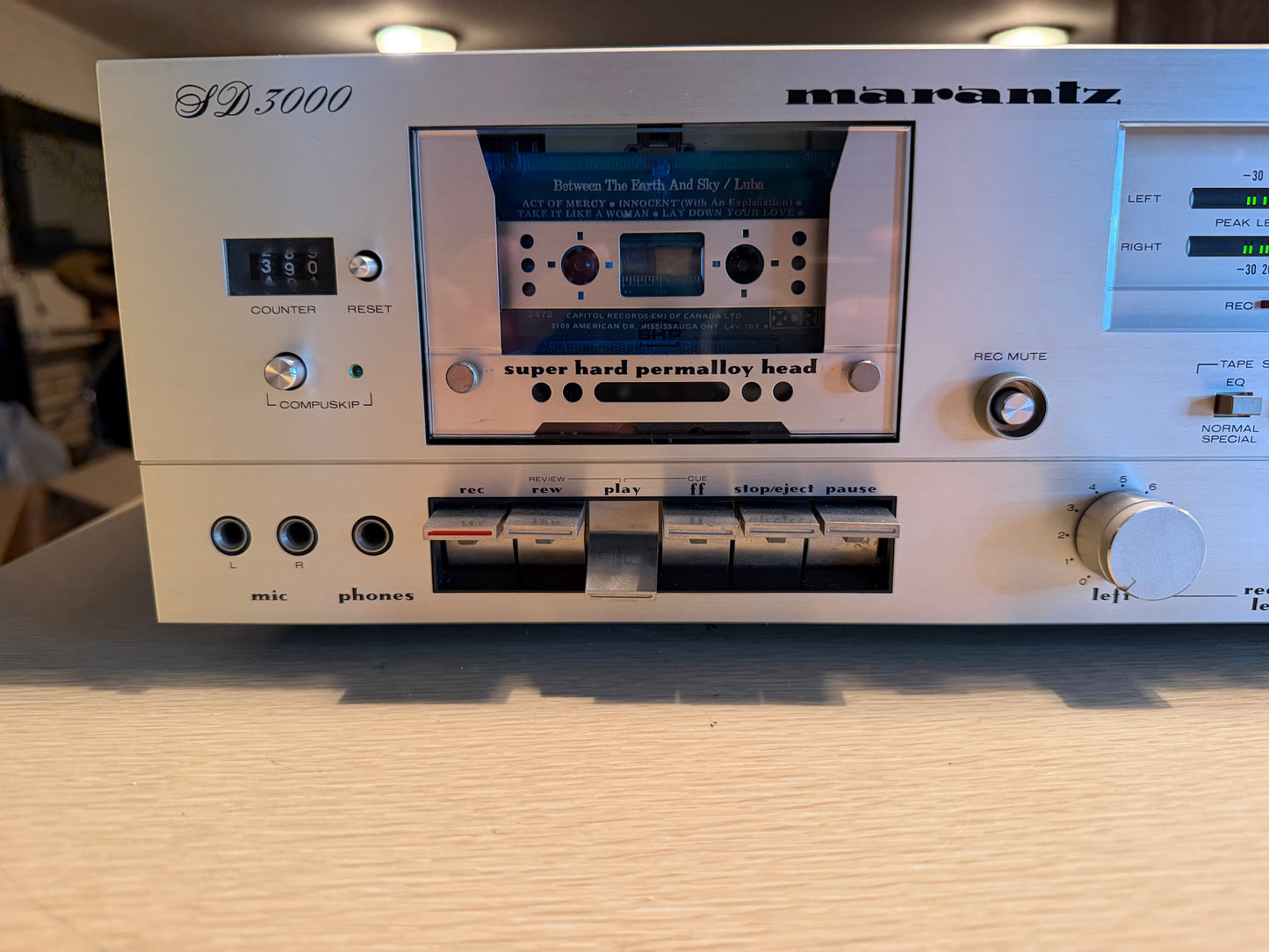 VINTAGE Marantz SD3000 Stereo Cassette Deck  Near Mint Fresh Service Rare Gold🔥