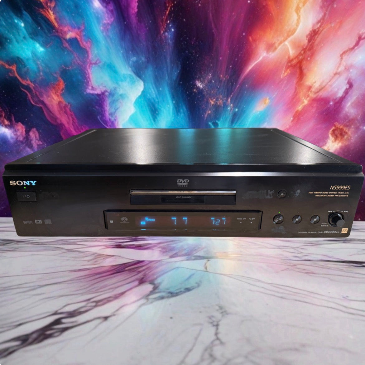 Sony DVP-NS999ES SACD/DVD/CD Player ES RARE Black Serviced Very Rare 🔥🎶 Remote