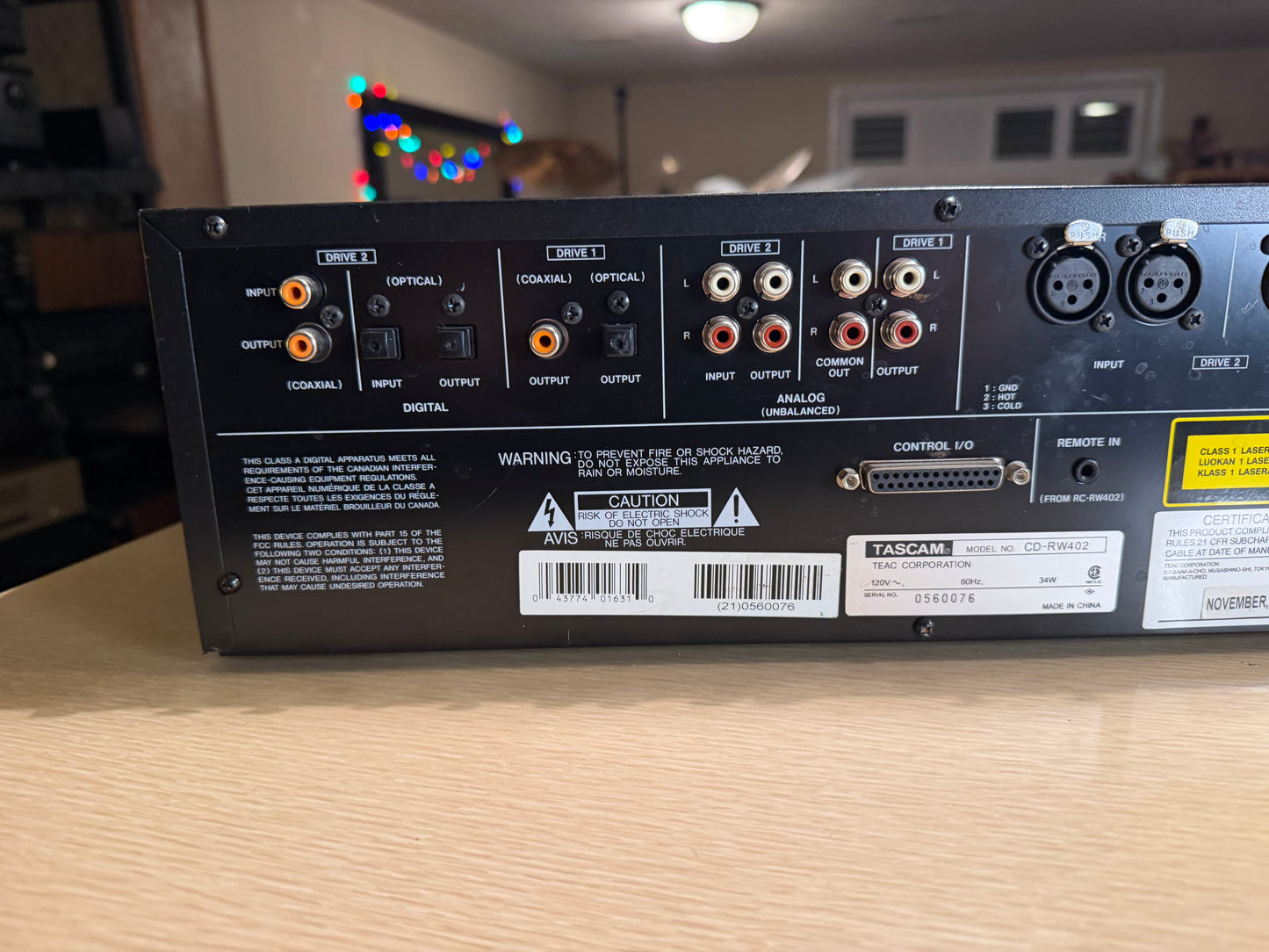 Tascam CD-RW402 Professional Compact Disc Recorder FRESHLY serviced New Belts✅