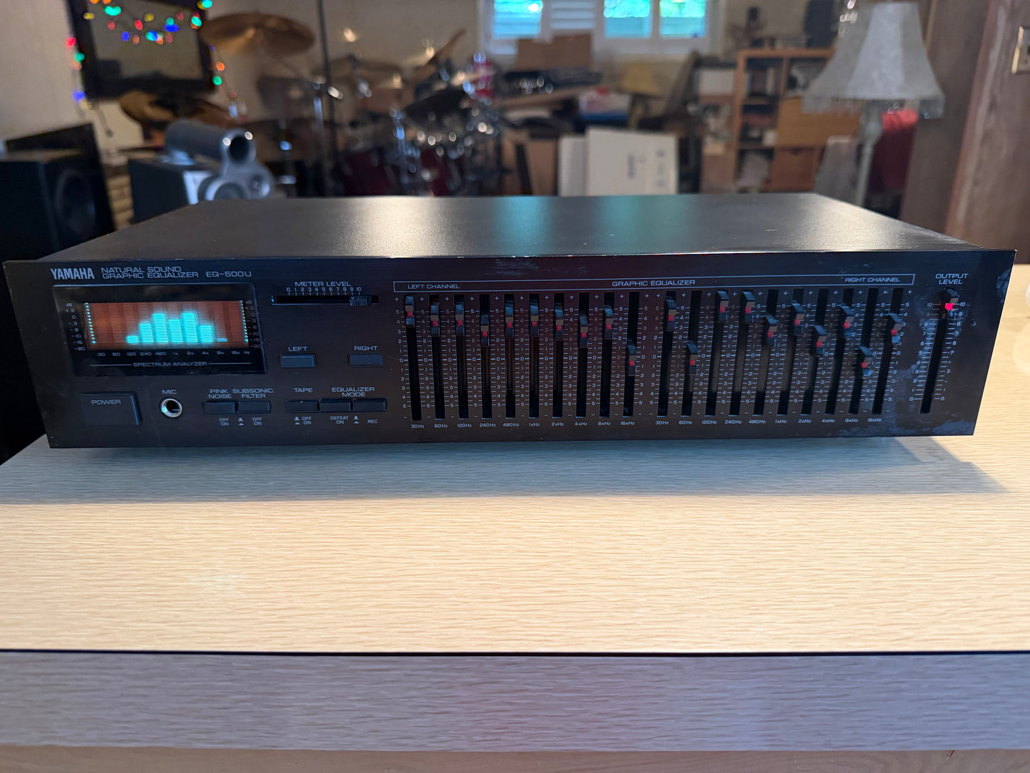 Yamaha EQ-500U Equalizer Spectrum Analyzer Tested Working High Fidelity Rare🎶🔥
