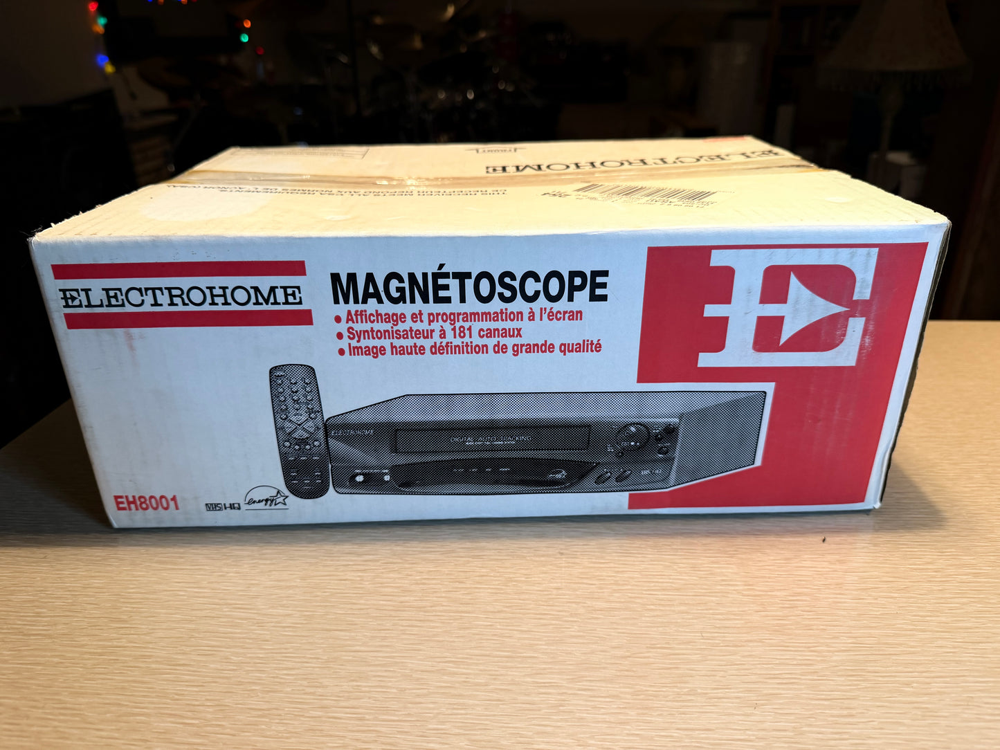 FACTORY SEALED🔥 Electrohome EH 8001 VCR VHS PLAYER Original Tape Seal Unopened
