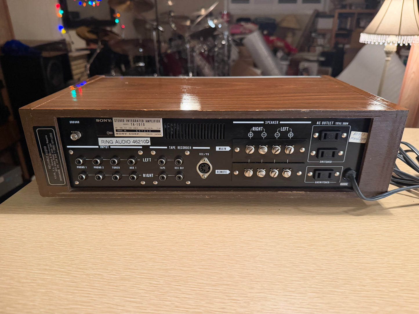 Sony TA-1010 Vintage Integrated Stereo Amplifier Phono Stage Serviced X Rare🎶🔥