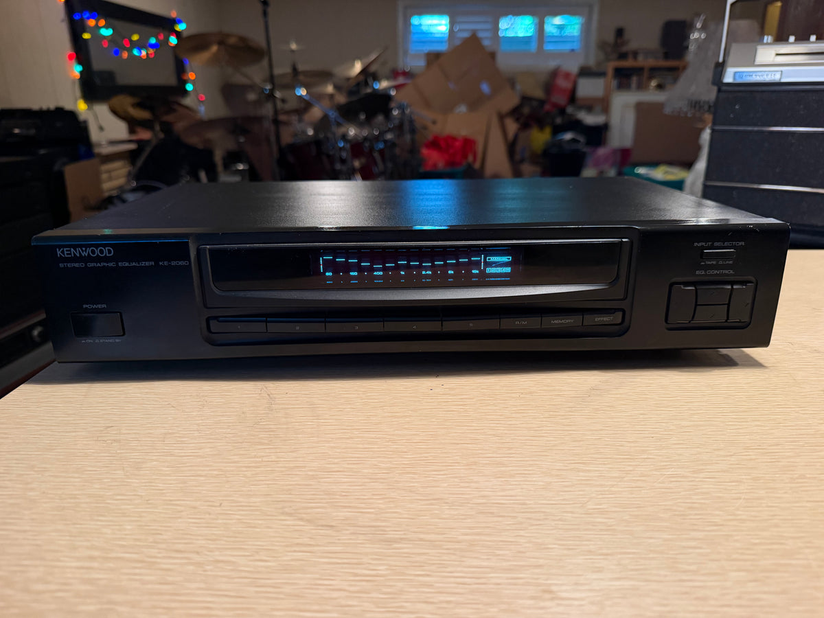 Vintage Kenwood KE-2060 7 Bands Graphic Equalizer Serviced Works Perfectly Rare!