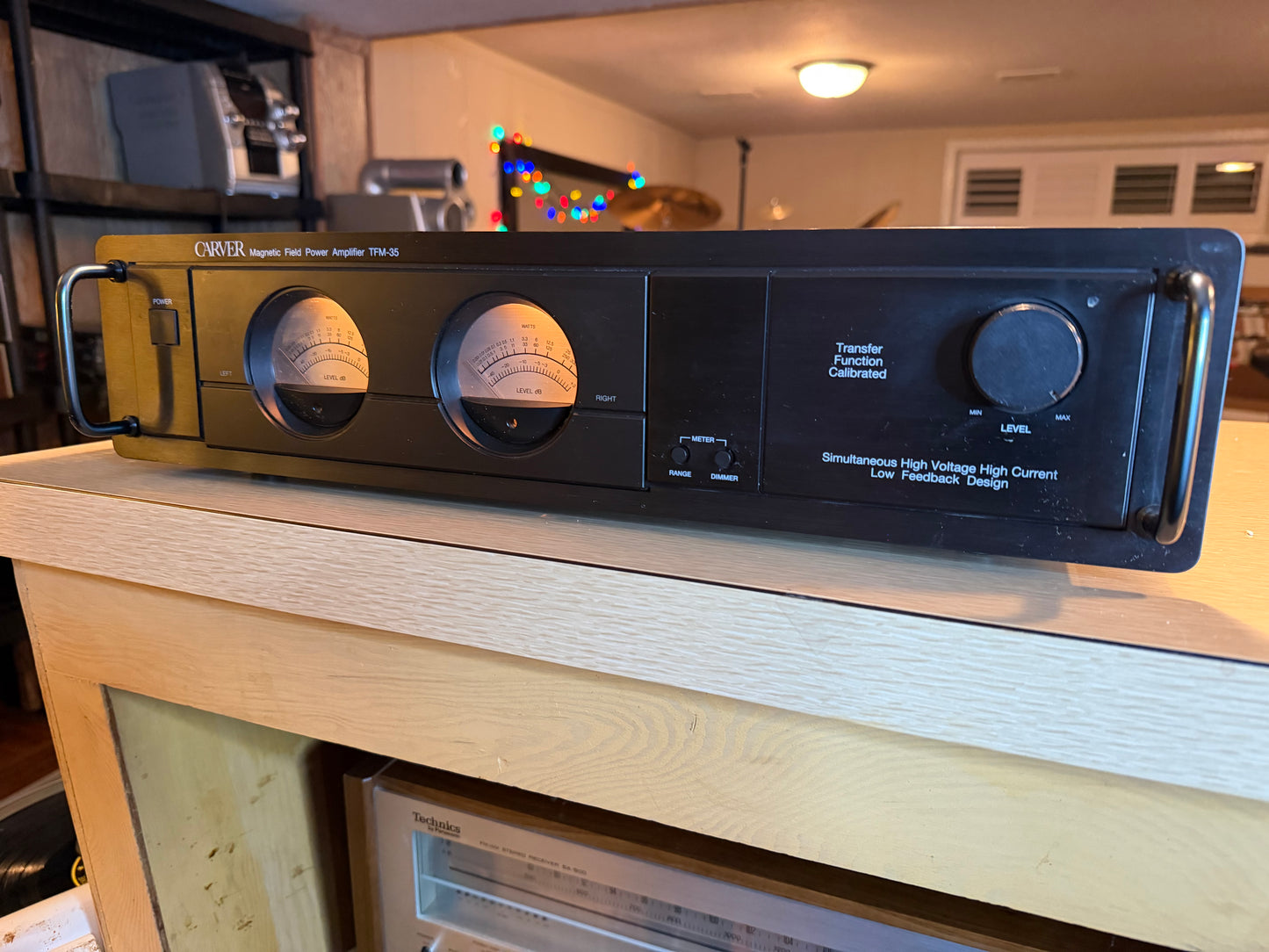 Carver TFM 35x Power Amplifier 250 WPC Stereo Mono Rare FULL Fresh Service! 🔥🎶