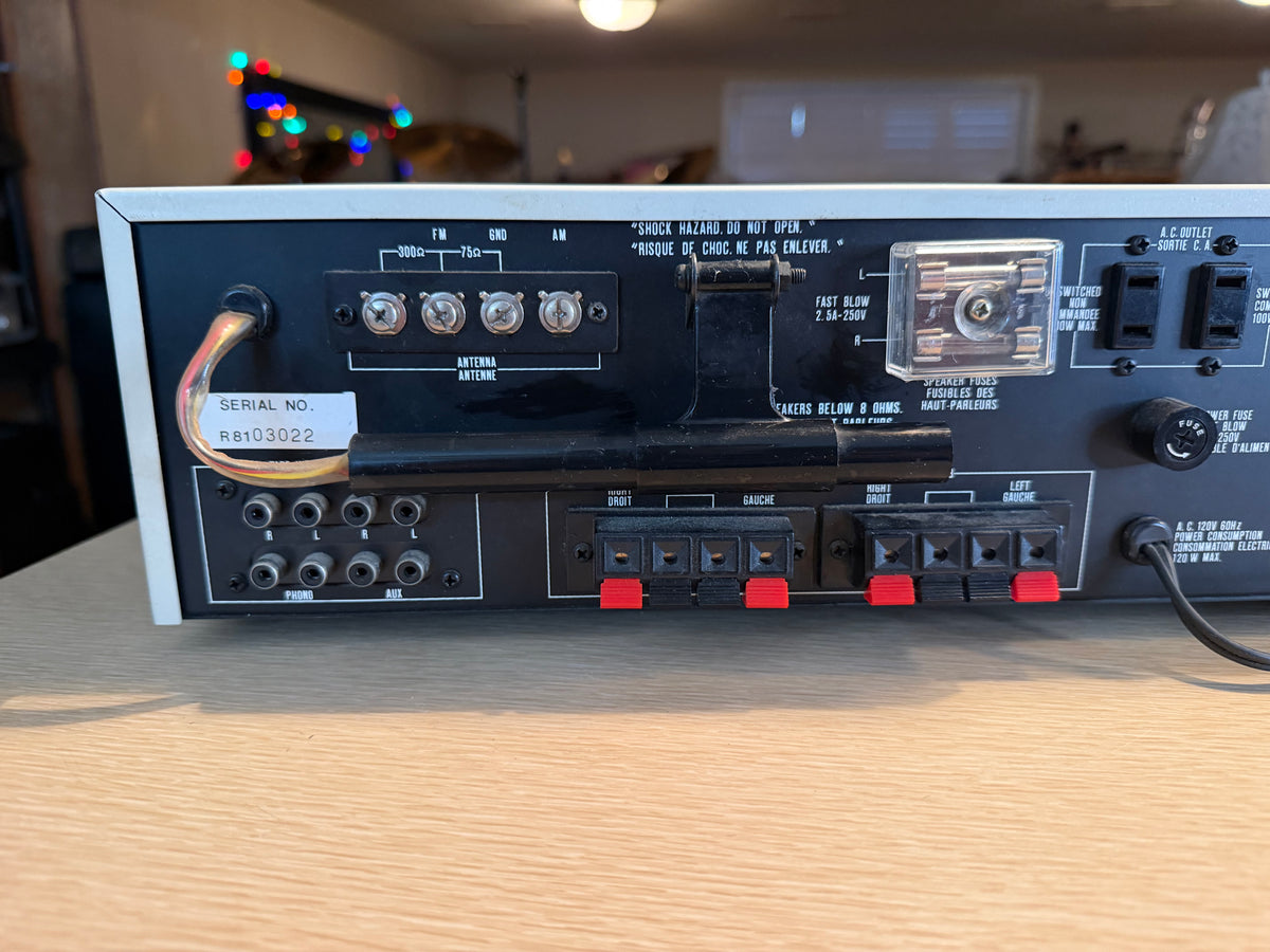 Vintage ICC IC-200R AM/FM Receiver Integrated Amplifier Silver Serviced V Rare🔥