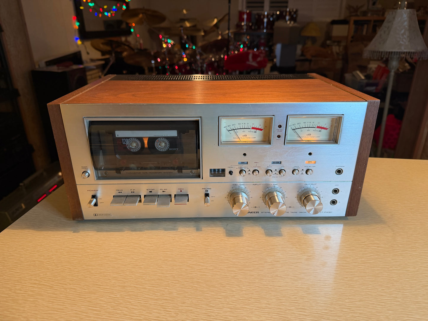 Vintage Pioneer Stereo Cassette Tape Deck CT-F9191 - Tested and Works
