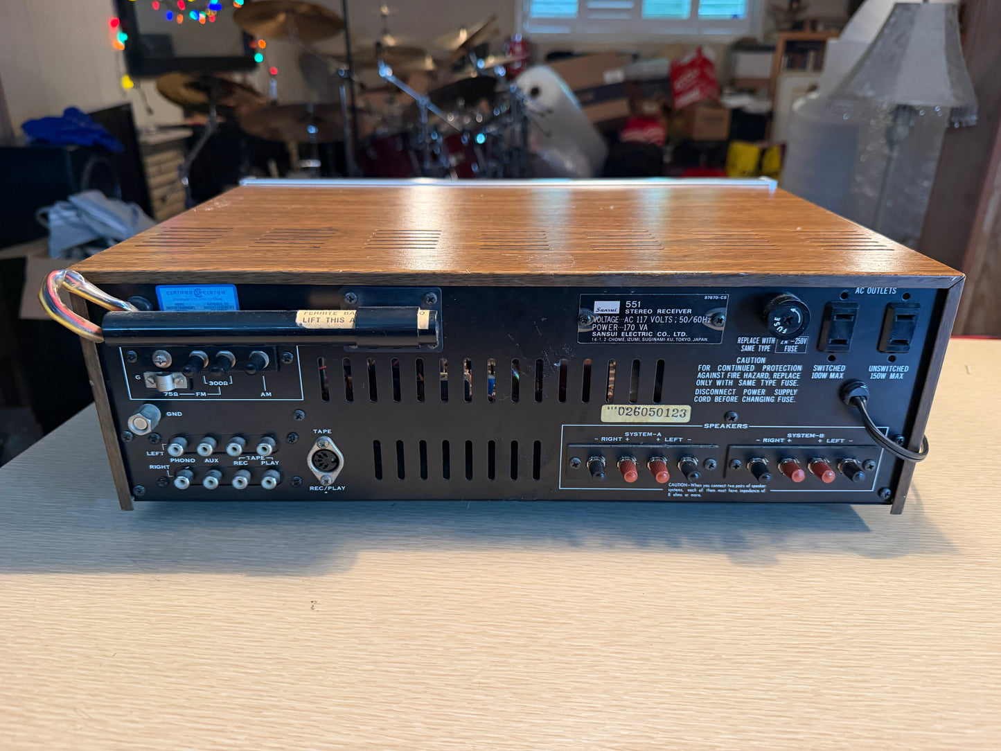 Sansui 551 Stereo Receiver - 1974 Vintage Full Fresh Service Crisp Sound Wow🔥🎶
