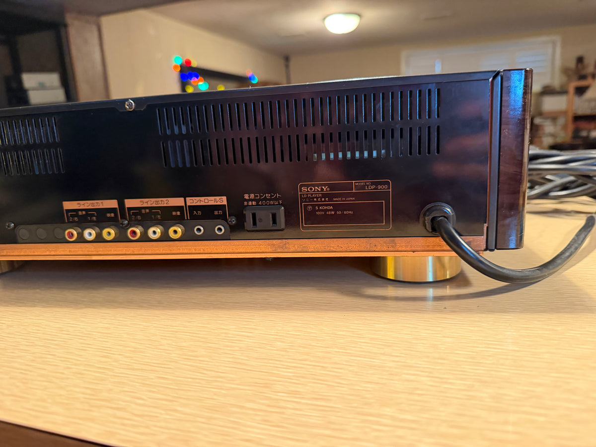 Vintage Sony LDP-900 LaserDisc Player | High-End G-Chassis Japanese Pro Serviced