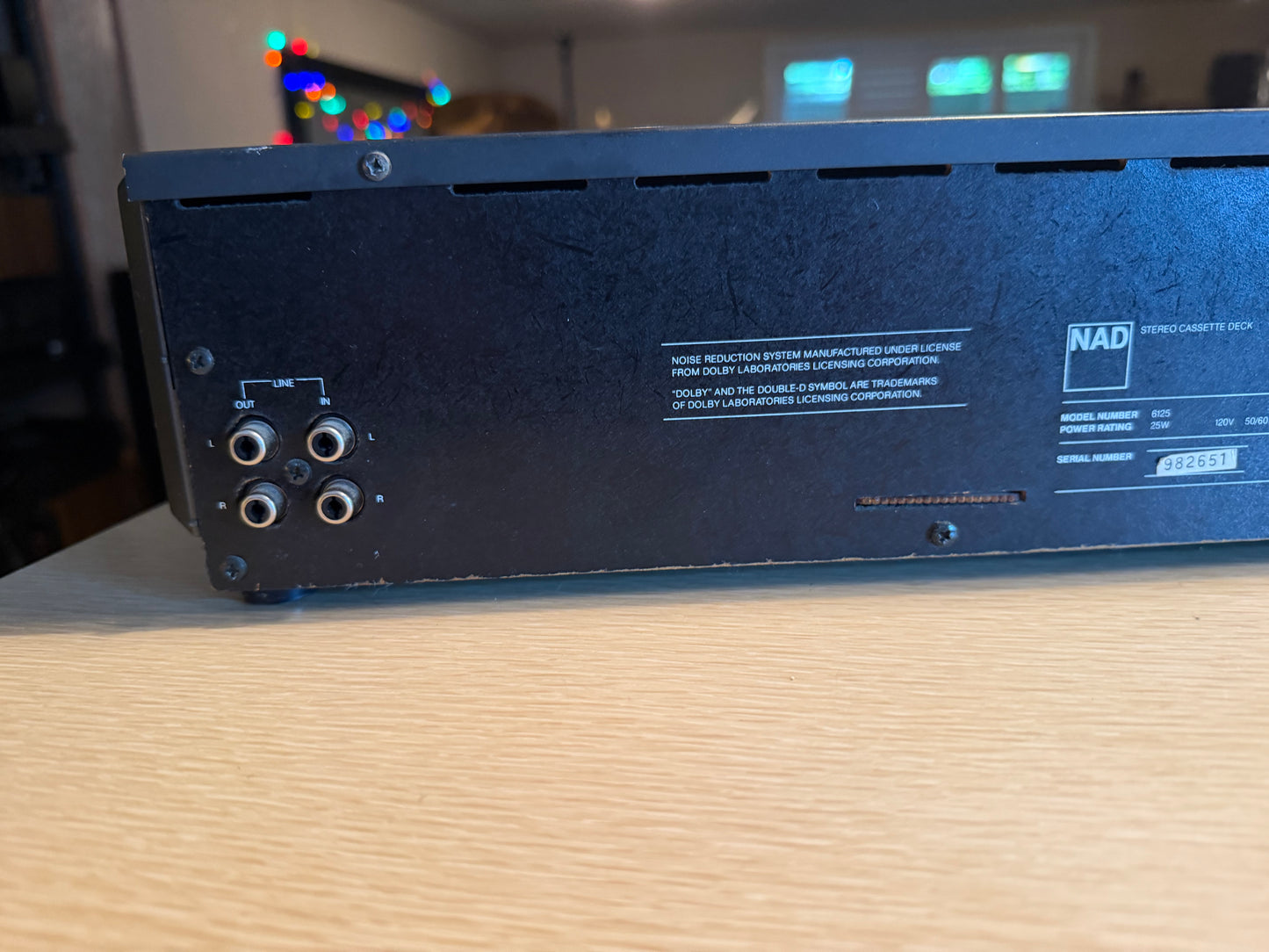 Vintage NAD High Fidelity Cassette Deck 6125 Fresh Servicing Sounds Great 🎶🔥