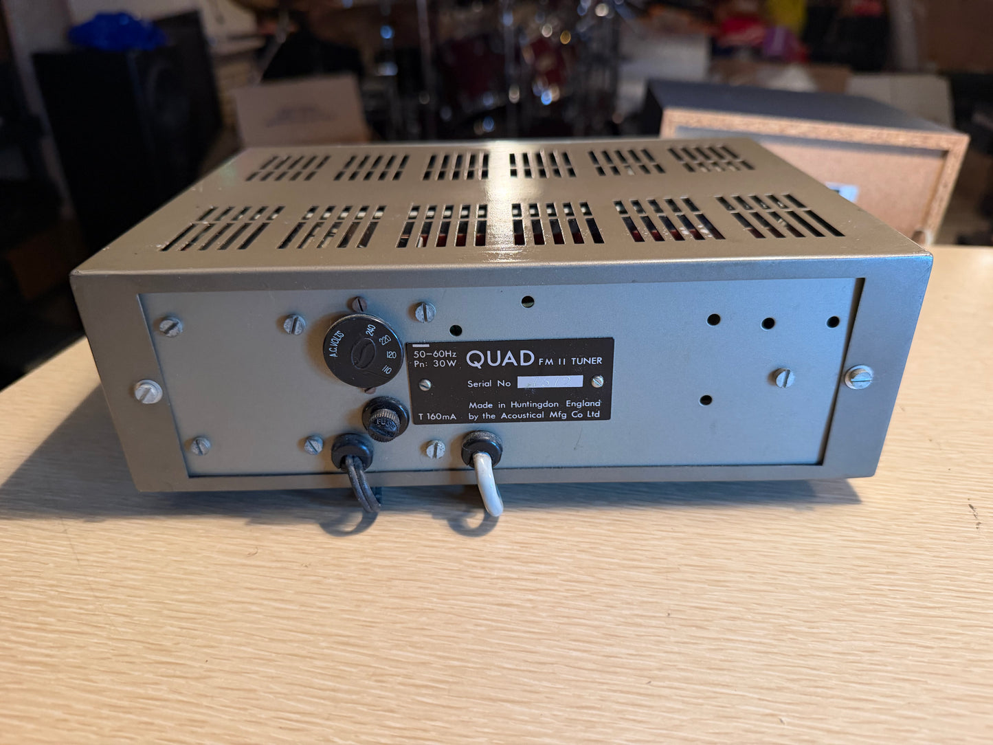 Quad 33 Control Unit + Quad FM 2 Stereo Tuner + Quad 303 Power Amp Serviced Rare