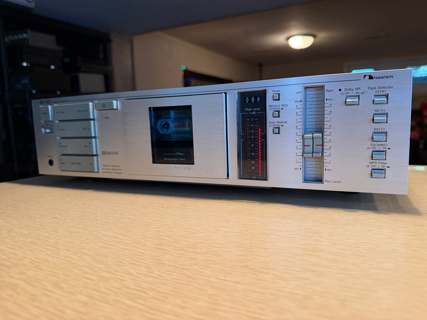 Nakamichi BX-100 Cassette Deck...GEAR Drive!...OEM Box...Pro Serviced! Beauty✅