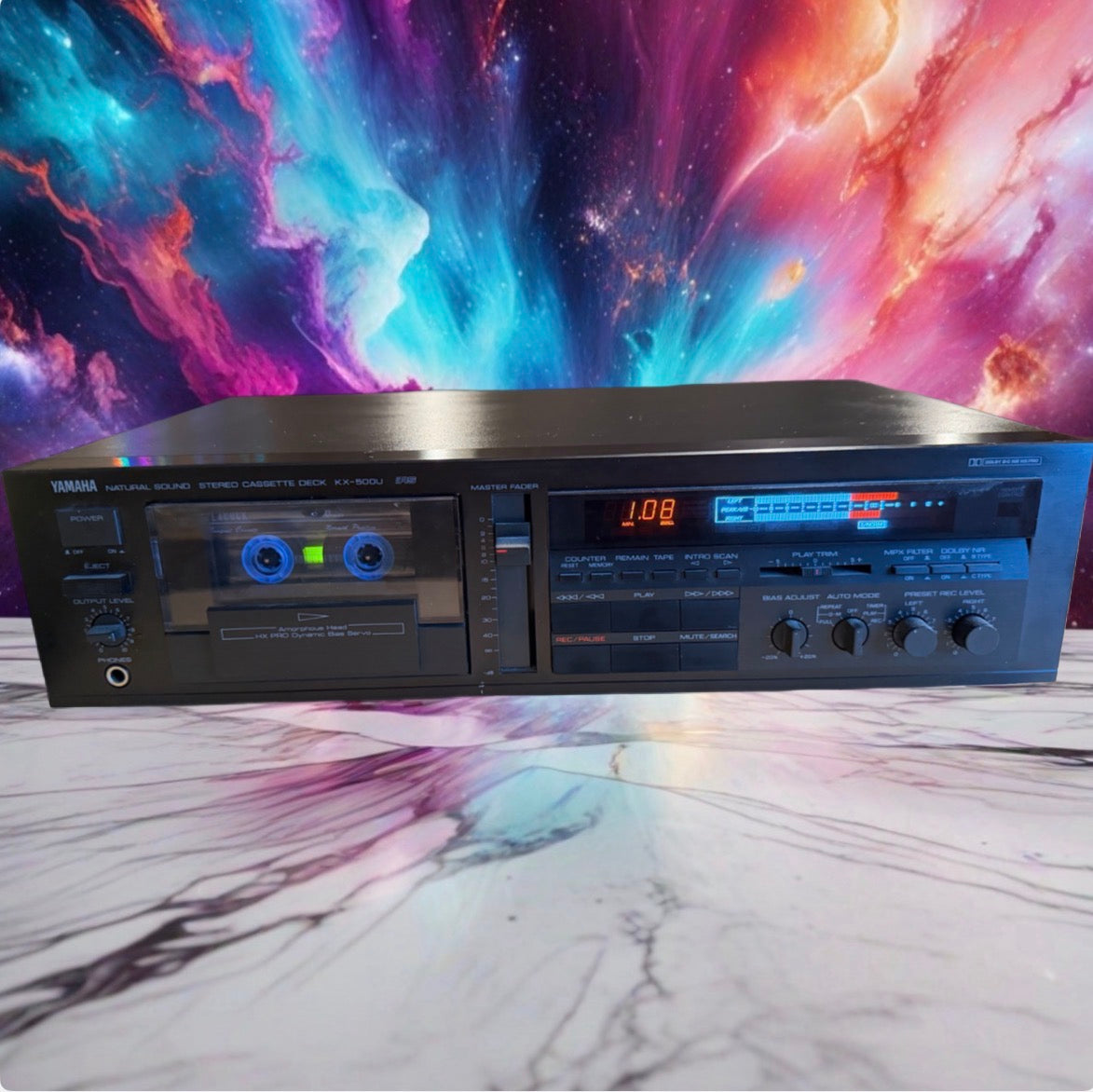 Vintage Yamaha KX-500u Cassette Deck High Fidelity Fresh Service Crisp Sound🔥🎶