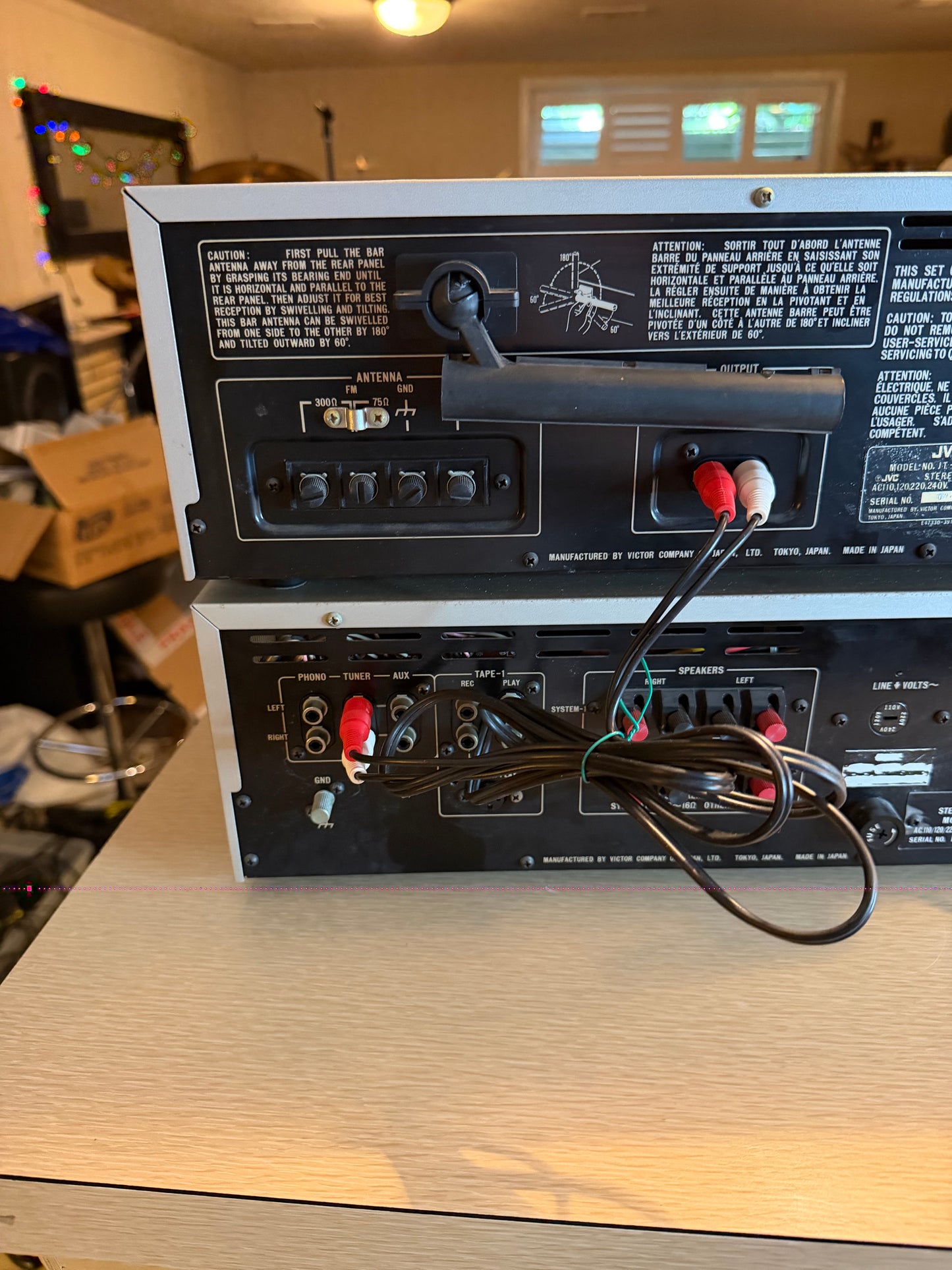 JVC JA-S22 Stereo Integrated Hifi Amplifier VUs + JTV22 Tuner Full Pro Servicing