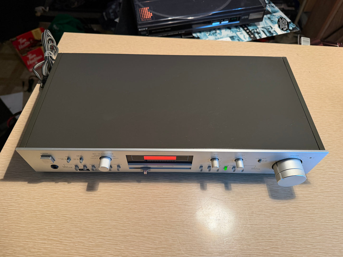 Vintage Sansui C-55 Stereo Preamplifier NEAR MINT FULL FRESH SERVICE RARE GEM💎