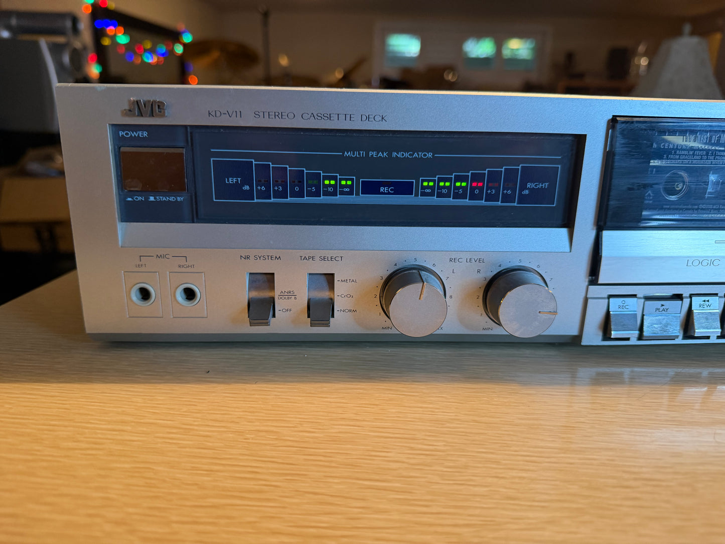 JVC Tape Deck KD-V11 Stereo Cassette Deck Vintage Audio KDV11 Fresh Service Rare