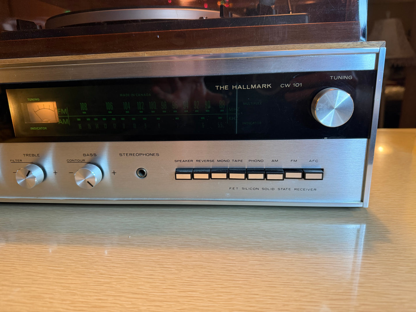 Vintage Hallmark (FISHER) Receiver Dual 1214 Combo Unit Tested Working X Rare