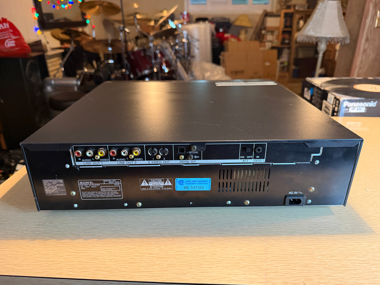 Sony MDP-600 CD CDV LD Laserdisc Player Fresh Professional Servicing W/ Receipt!