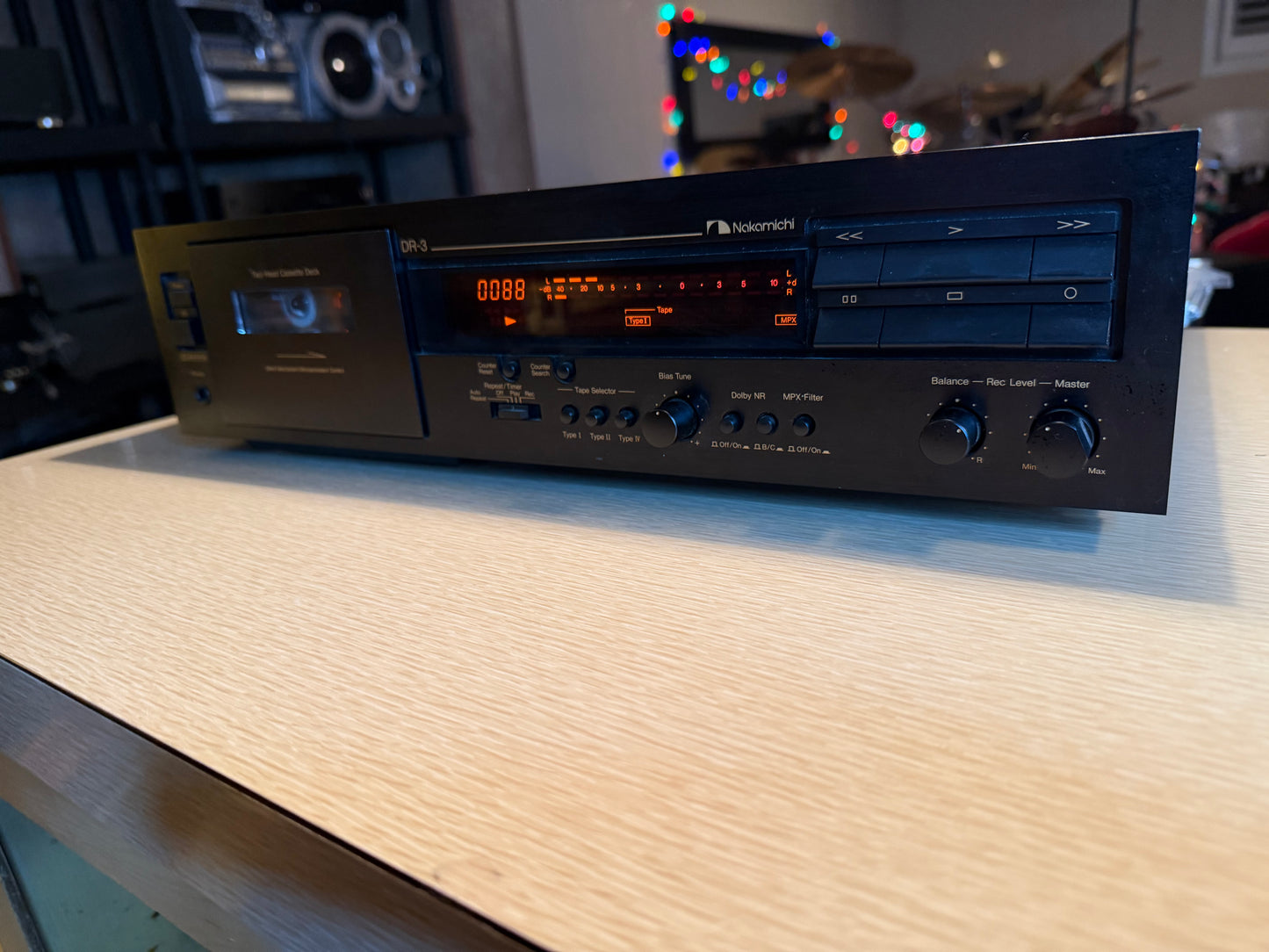 Nakamichi DR3 Stereo Cassette Tape deck *SERVICED* Sounds Amazing Very Rare🔥🎶