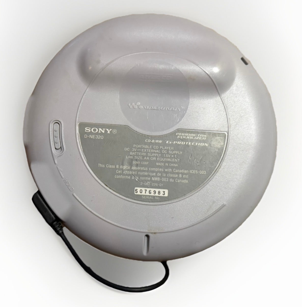 Sony PSYC D-NE320 Atrac3plus MP3 Portable CD Player Walkman Remote TESTED CLEAN