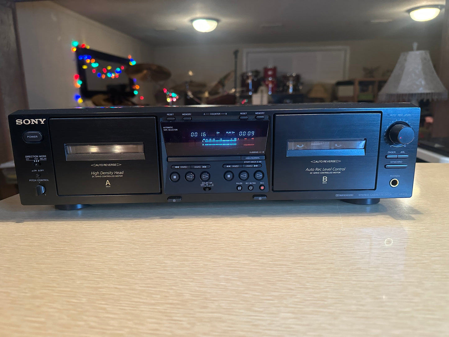 Sony TC-WE475 Dual Stereo Cassette Deck – Full +Freshly Serviced Great Condition