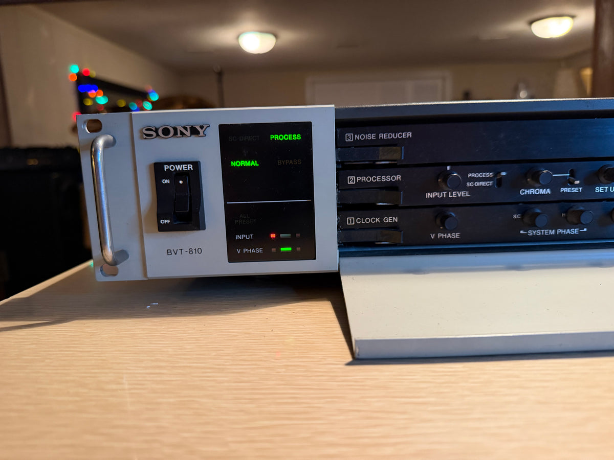 Sony BVT-810 Professional Time Base Corrector TBC U-matic Broadcast Fully Works!