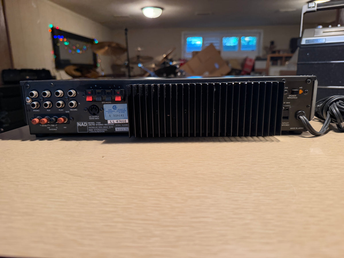 Vintage NAD Model 7120 Stereo Receiver Serviced Works Great Very Rare Reliable🎶