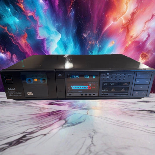 AKAI GX-R66 Stereo Cassette Deck Super GX Dolby B-C dbx Fresh Service Very Rare!